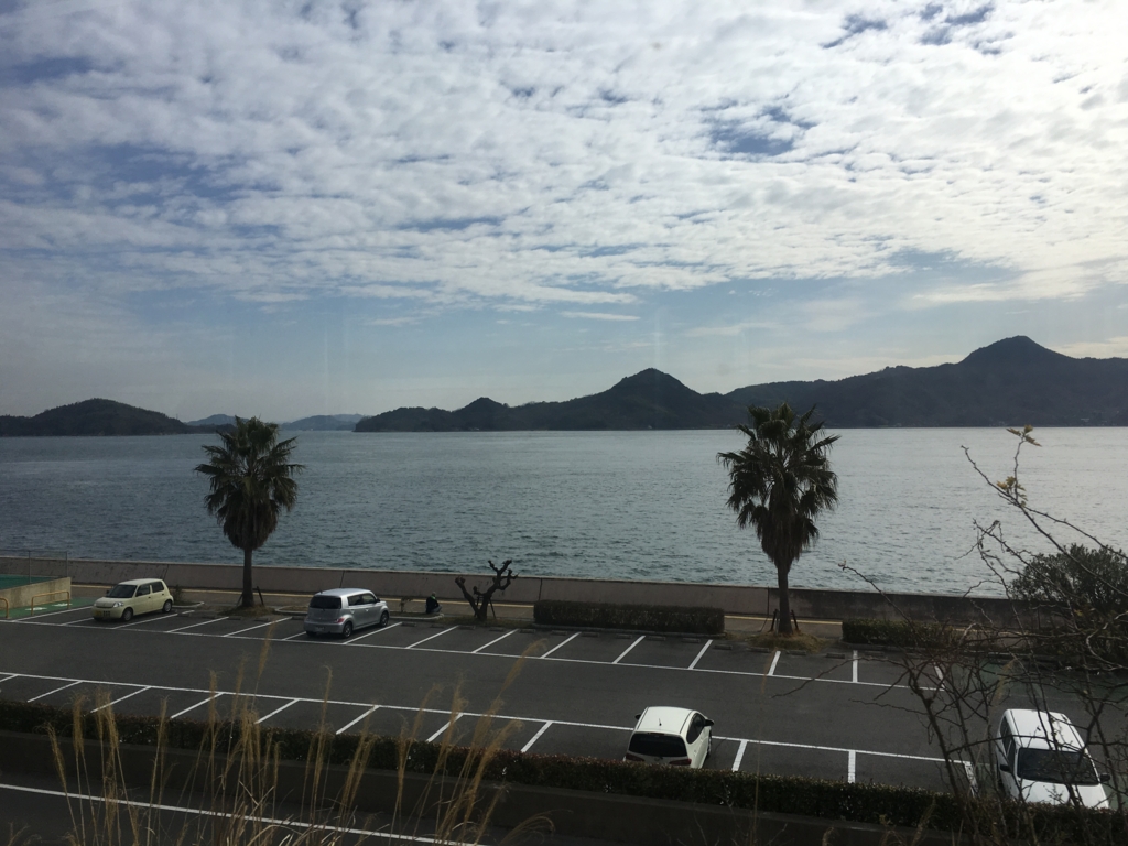 呉線 忠海駅から三原駅への車窓風景