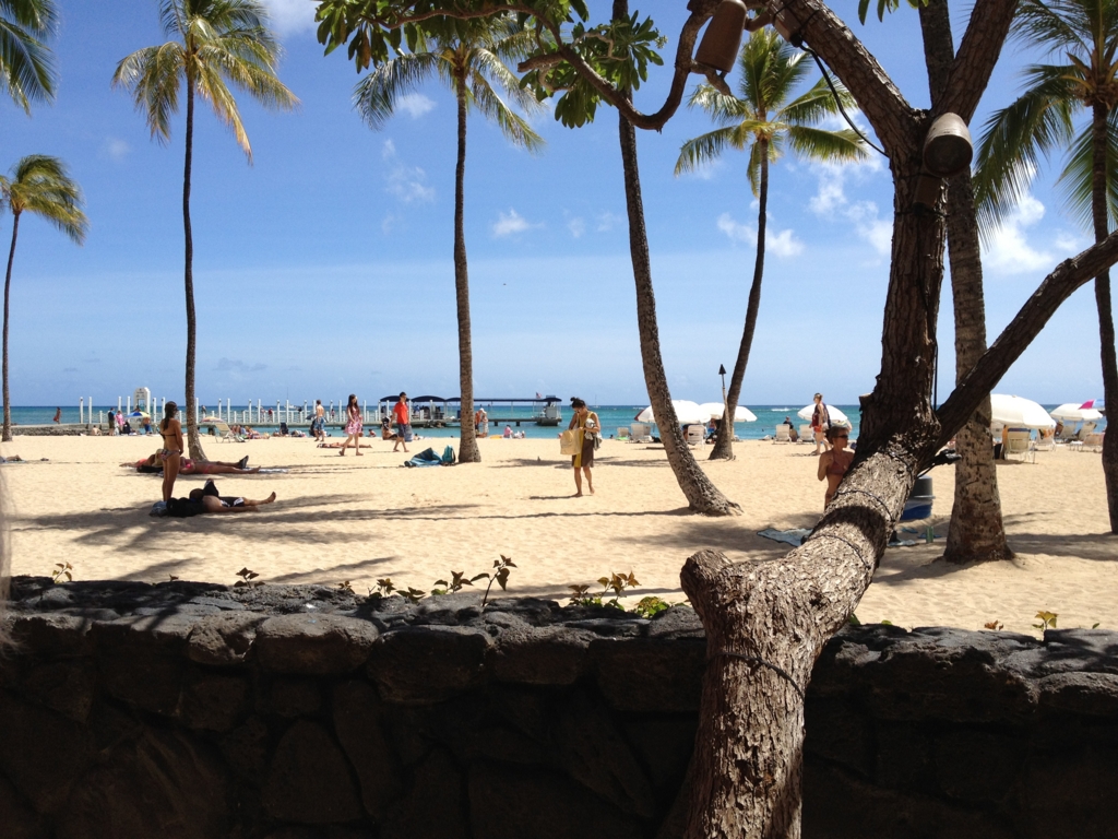 ハワイ オアフ島 ヒルトン・ハワイアン・ビレッジ・ワイキキ ビーチ