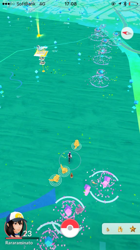 Pokemon Go ポケモンgo 新宿御苑今昔 代々木公園 サンド 新宿中央公園 千葉県金谷港フェリー乗り場 コイル 空飛ぶおばさん旅日記 壱