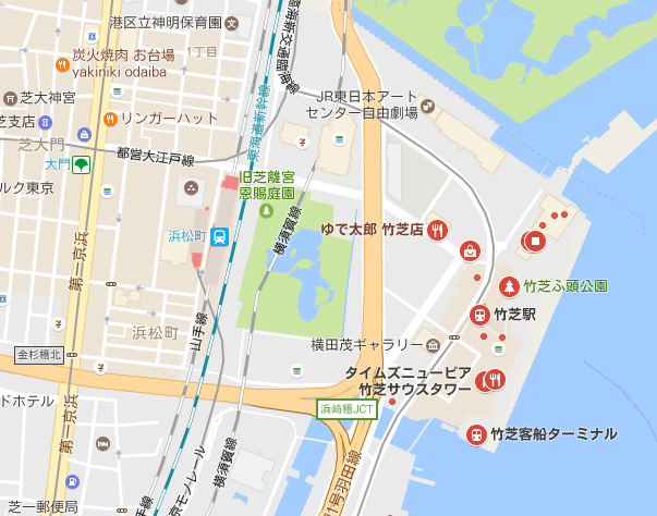 竹芝桟橋 周辺MAP