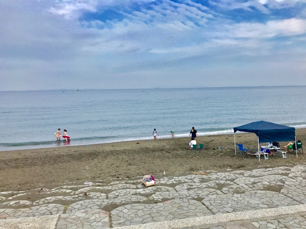 千葉県 内房 勝山海岸 8月中旬 朝 千葉県 内房 勝山海岸 8月中旬 朝