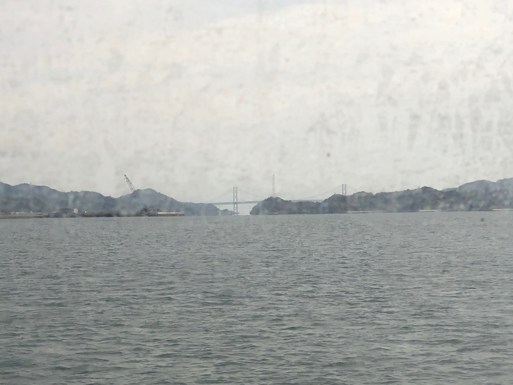 広島県 三原桟橋発 うさぎ島（大久野島）「ラビットライン」からの風景 しまなみ海道