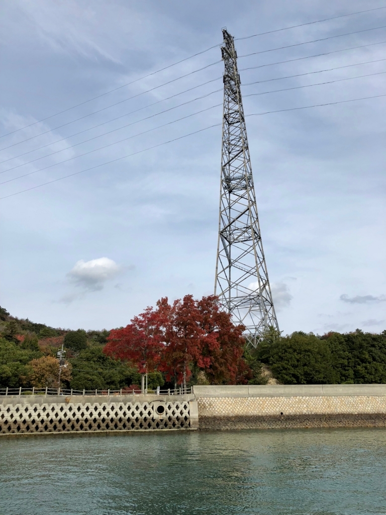 広島県 うさぎ島（大久野島）鉄塔