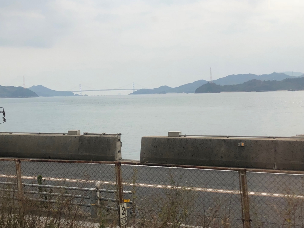 2017年11月尾道への車窓 しまなみ海道