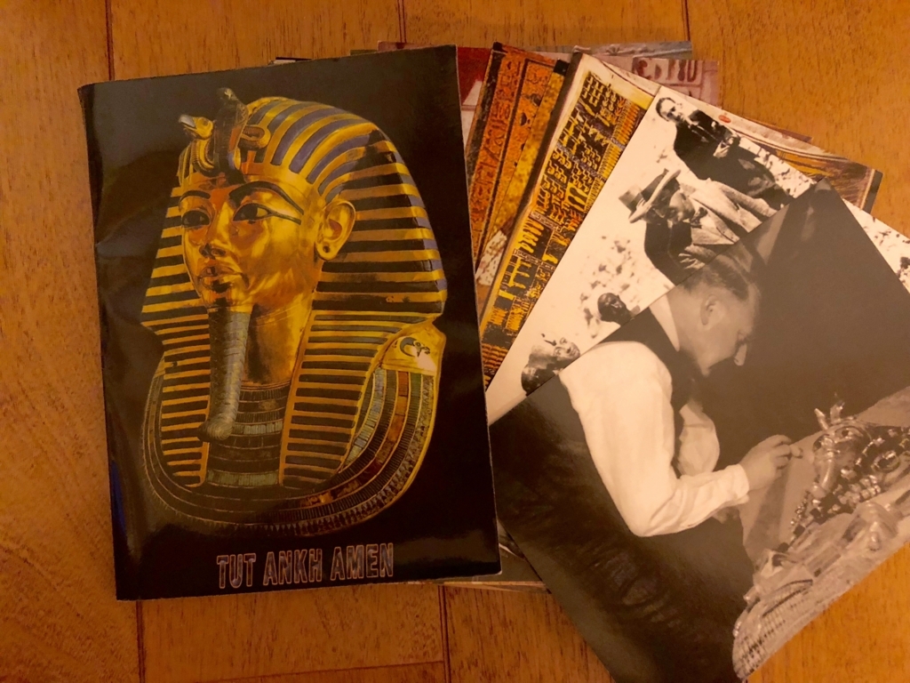 エジプト ルクソール 西岸 「王家の谷」で購入の絵葉書