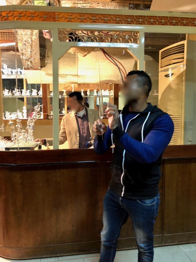 エジプト アスワン 香水（アロマ）店「KYPHI PERFUMES」でお