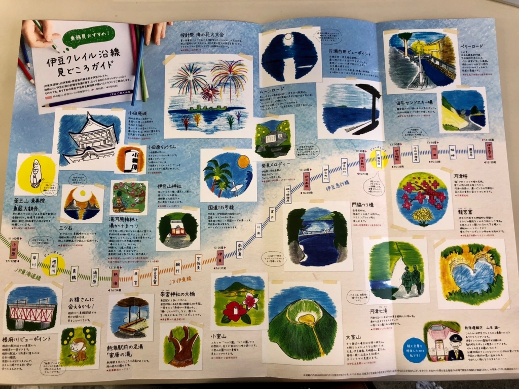 リゾート列車「伊豆クレイル IZU CRAILE」沿線 見どころガイド リゾート列車「伊豆クレイル IZU CRAILE」沿線 見どころガイド