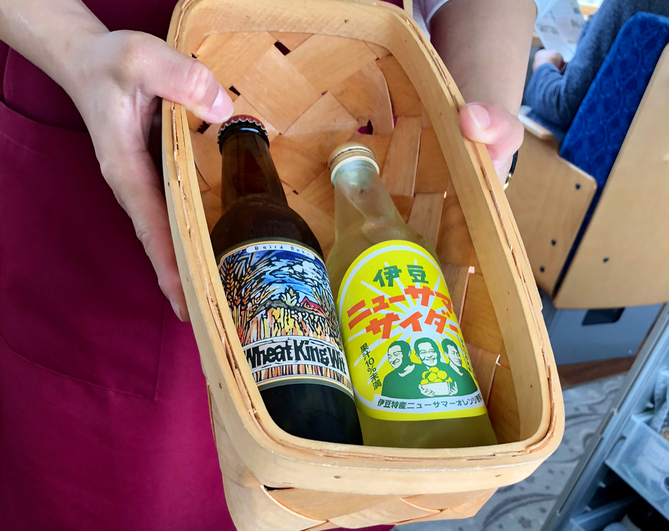 リゾート列車「伊豆クレイル IZU CRAILE」1号 「お飲物」ベアードビール/ニューサマーサイダー リゾート列車「伊豆クレイル IZU CRAILE」1号 「お飲物」ベアードビール/ニューサマーサイダー