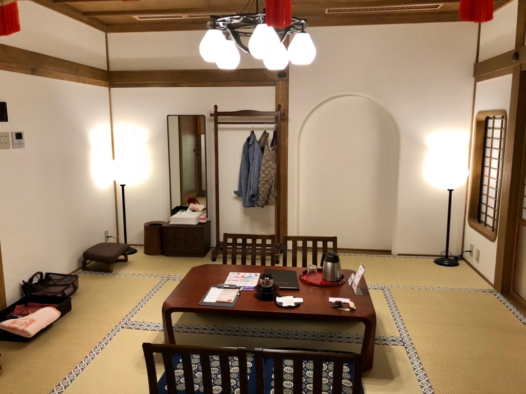 2018年3月 愛媛県 道後温泉 「飛鳥乃湯泉」特別浴室2 休憩室