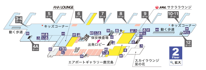 鹿児島空港 出発フロア マップ by www.koj-ab.co.jp 鹿児島空港 出発フロア マップ by www.koj-ab.co.jp
