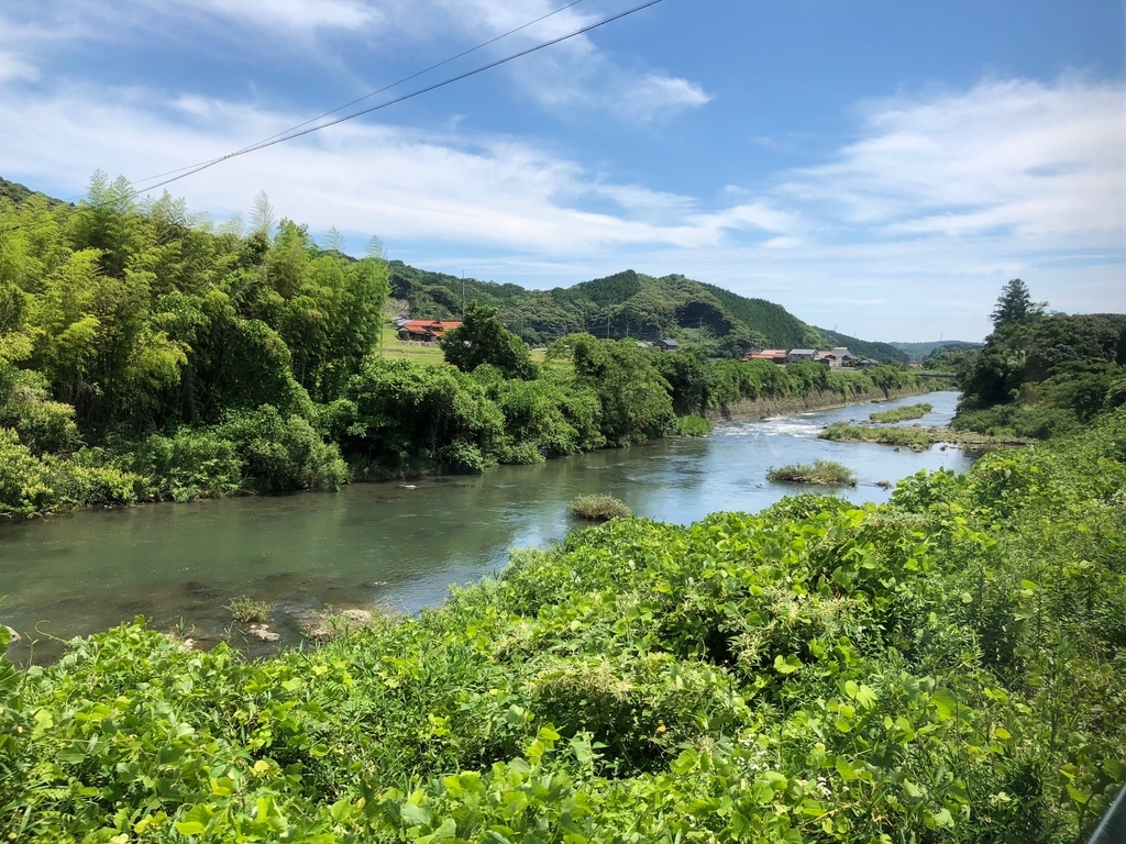 2018年6月 山口県 JR美祢線 厚狭駅から長門市駅 車窓の風景 前半