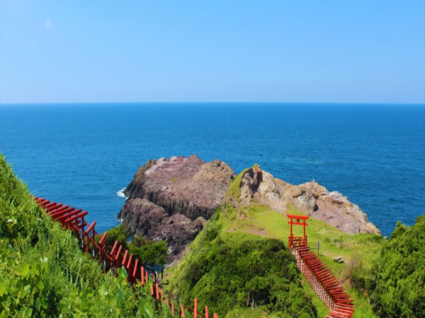 山口県 「元乃隅稲成神社」by www.nagato-sanden.com