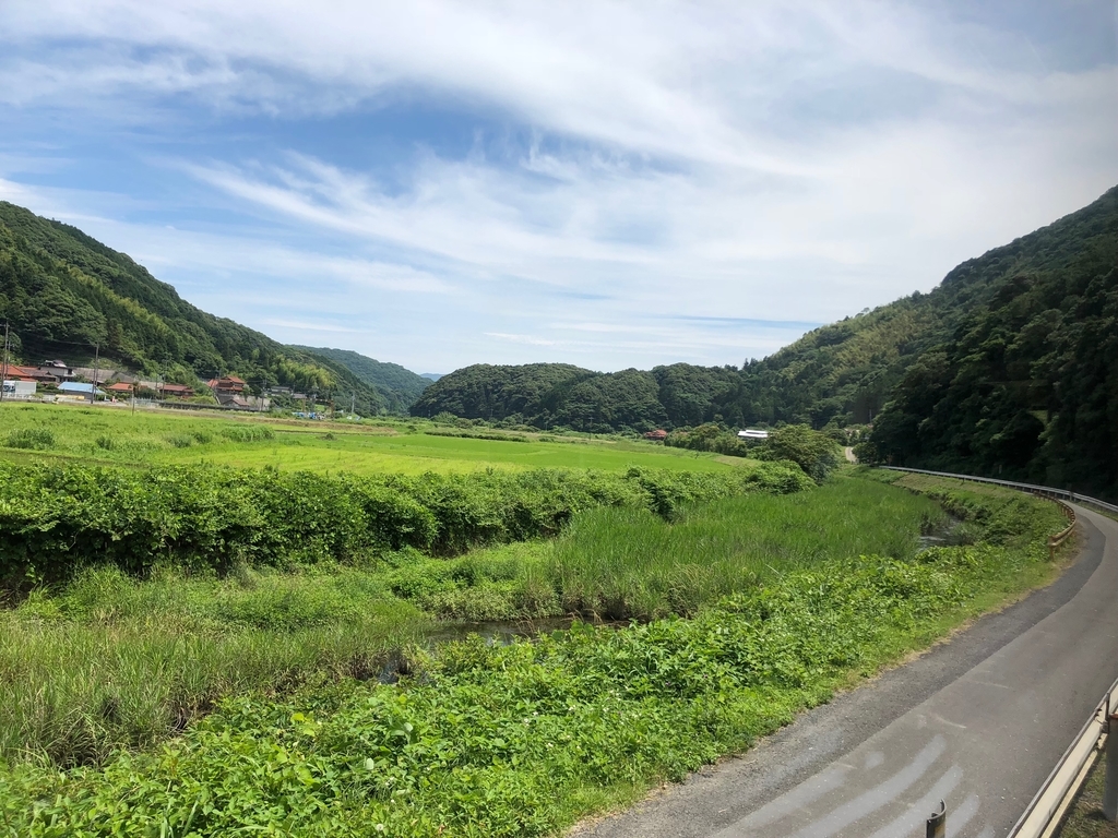 2018年6月 山口県 JR美祢線 厚狭駅から長門市駅 車窓の風景 後半