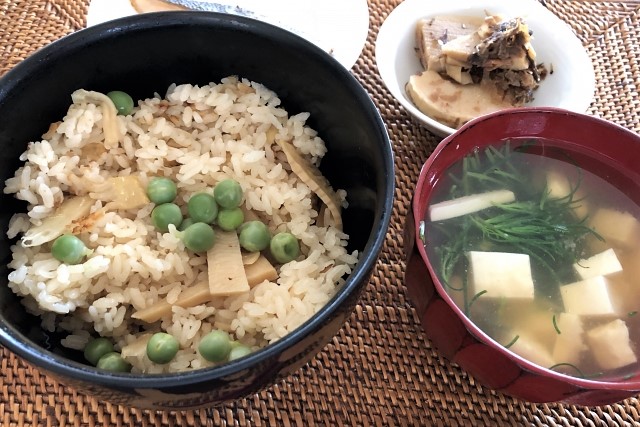 おかひじきのお味噌汁