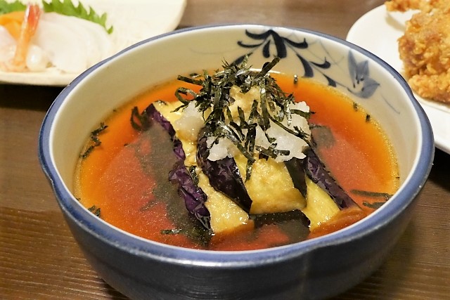 茄子の揚げ浸し 茄子の揚げ浸し