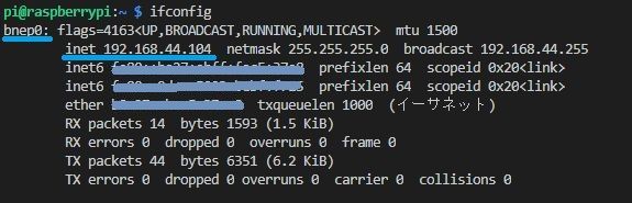 get ip address after pan connect 