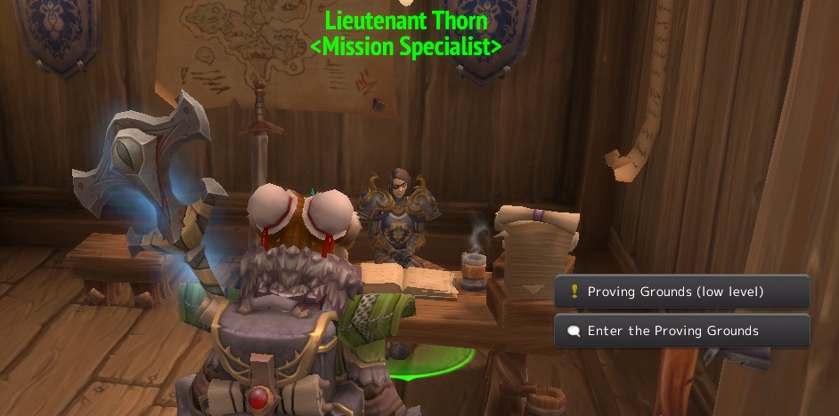 f:id:raulabox:20200616022947j:plain Proving Groundへと飛ばしてくれるLieutenant Thorn