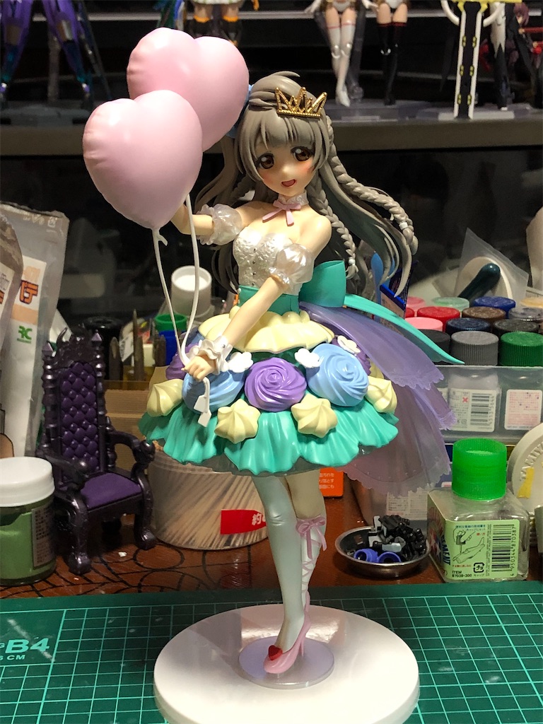 フィギュアライズラボ 南ことり完成 - 自己満 -おっさんモデラー奮闘記