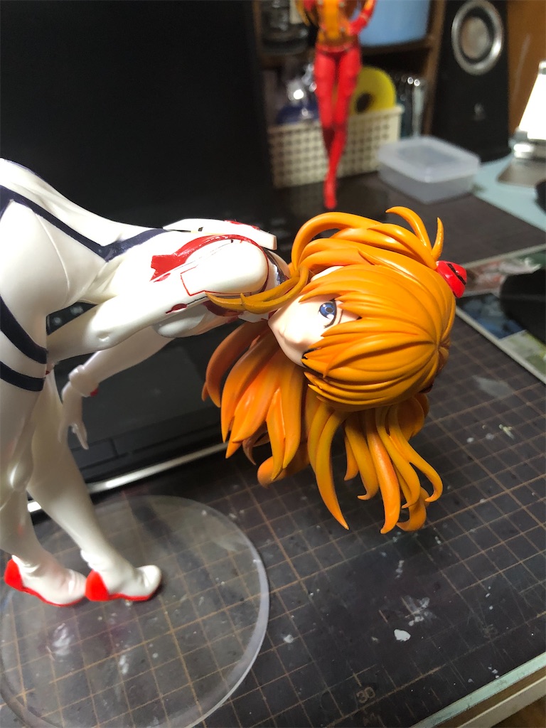 PLAMAX 式波・アスカ・ラングレーを作る - 自己満 -おっさんモデラー奮闘記