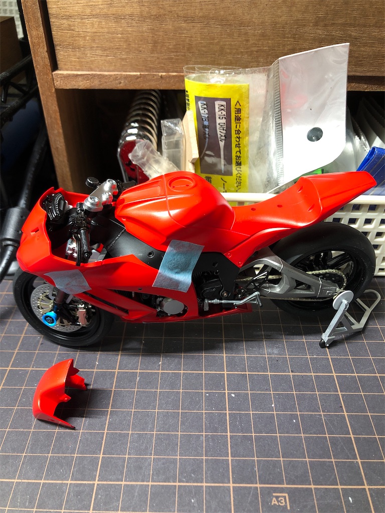 確認用 フジミ模型 1/12 エヴァ RT 弐号機 トリックスター FRT
