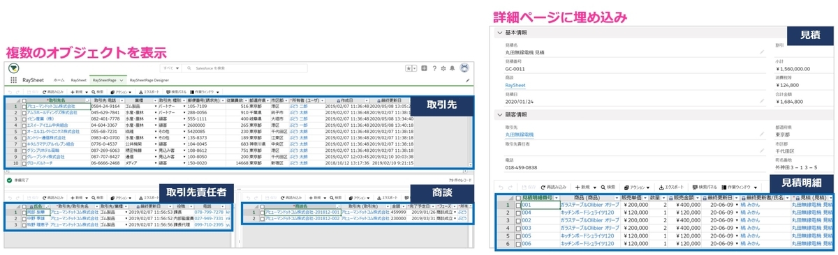 RaySheetPage Designerでできること