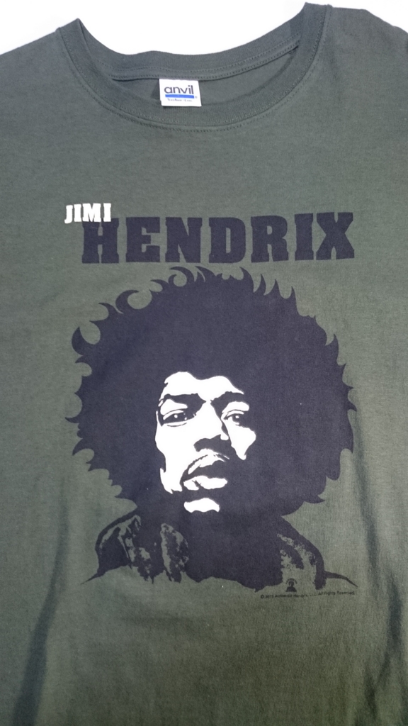 ジミ・ヘンドリックスTシャツ - まどなれいROCKの終り