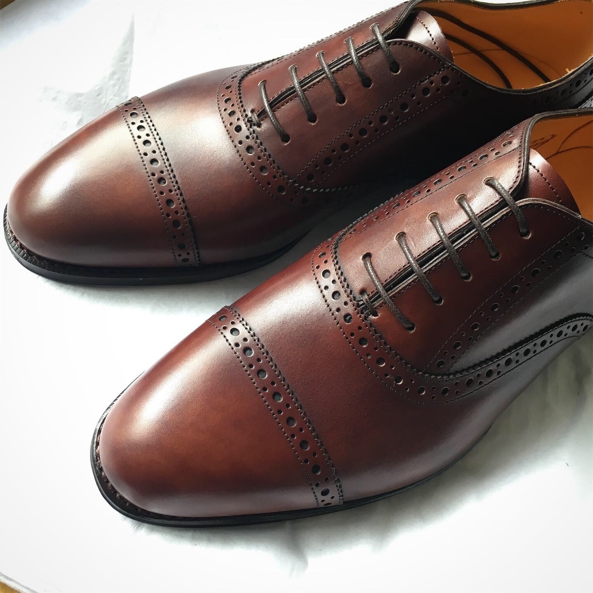 RAYMAR Lucas クォーターブローグ ブラウン RAYMAR Lucas クォーターブローグ ブラウン - メルカリ