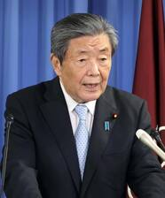 所得税減税には慎重な姿勢を示す自民党の森山裕総務会長