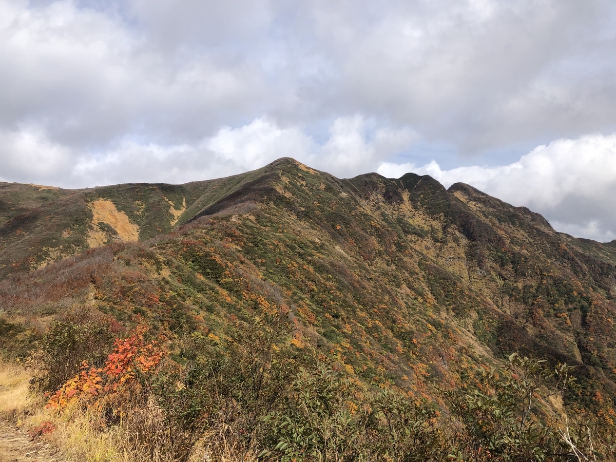 秋晴れの守門岳 山や川であそぶ 日々のくらし