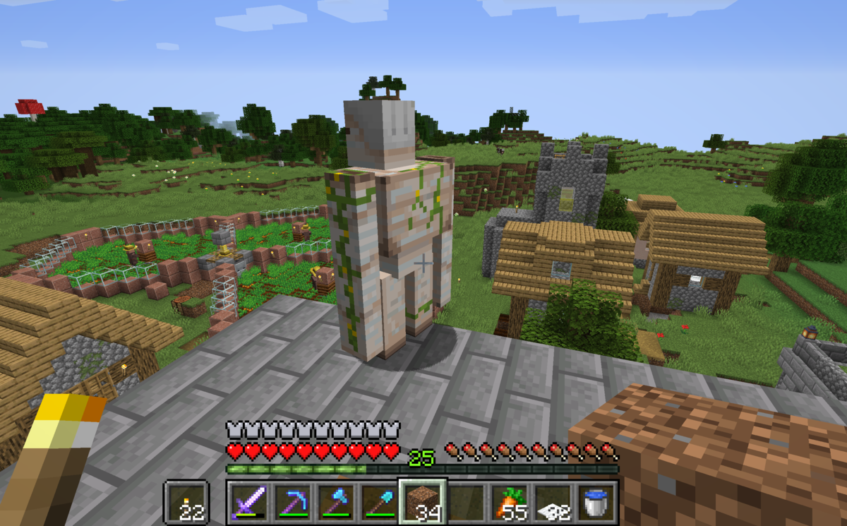 Minecraft 1 14 マイクラ村生活