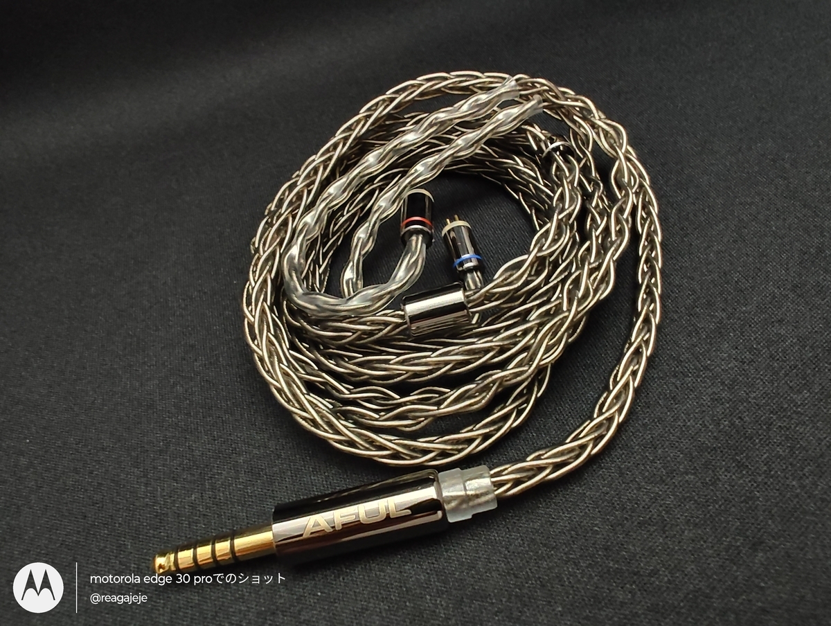 AFUL Perfomer 5 4.4mmケーブル付き AFUL Performer5 / Performer8 Original Earphone Cable — HiFiGo