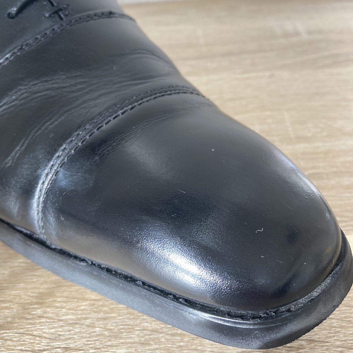 つま先の仕上がり