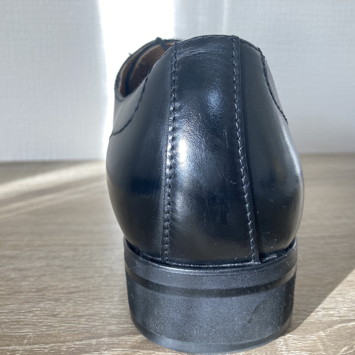 かかとの仕上がり