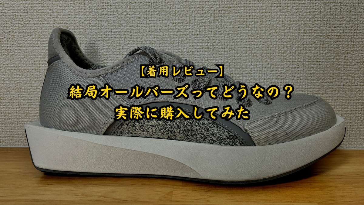 着用レビュー】結局オールバーズってどうなの？実際に購入してみた