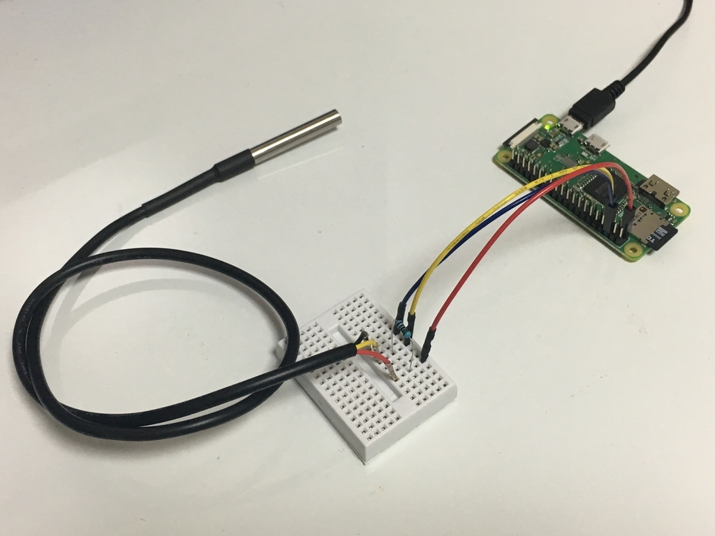 Raspberry Pi Zero WHで温度センサーDS18B20を使う reccoo’s memo
