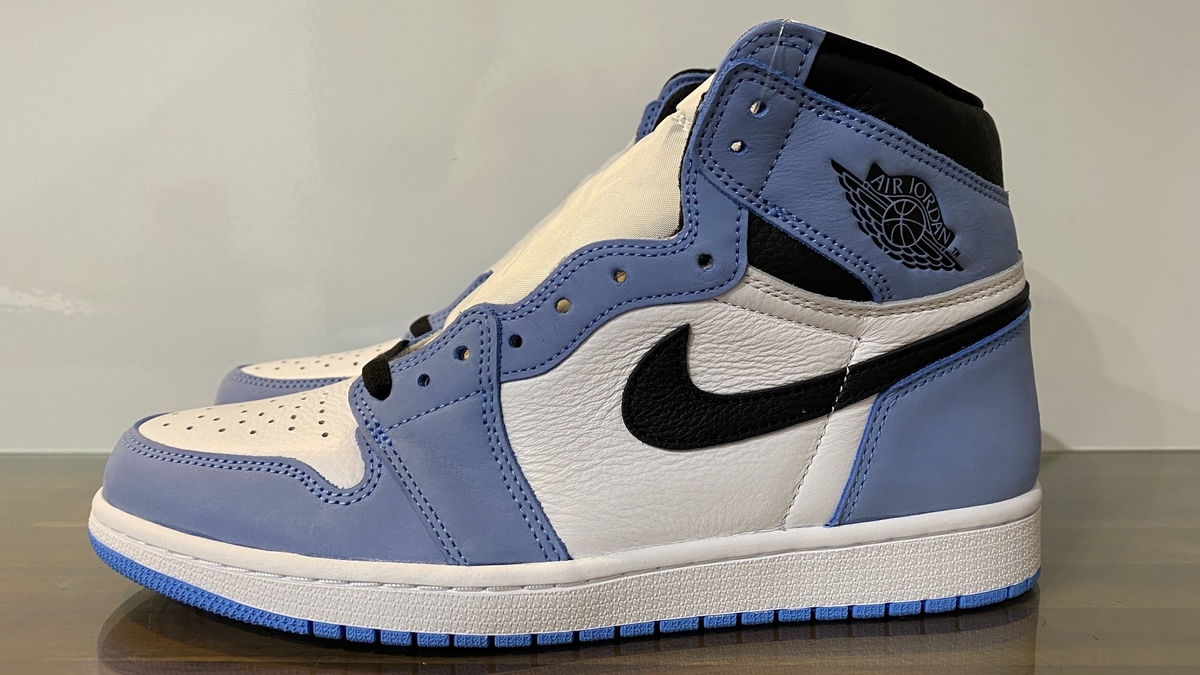 air jordan 1 university blue 試着のみ