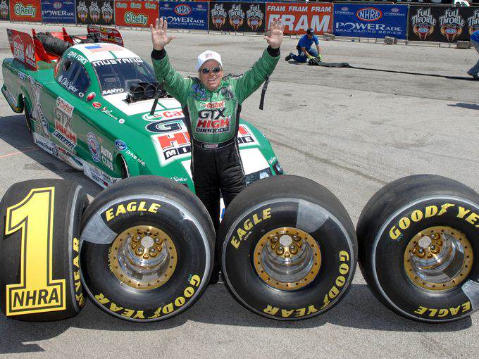 NHRA Drag Race Slot Car John Force Racing - REDNECK ANTIQUES