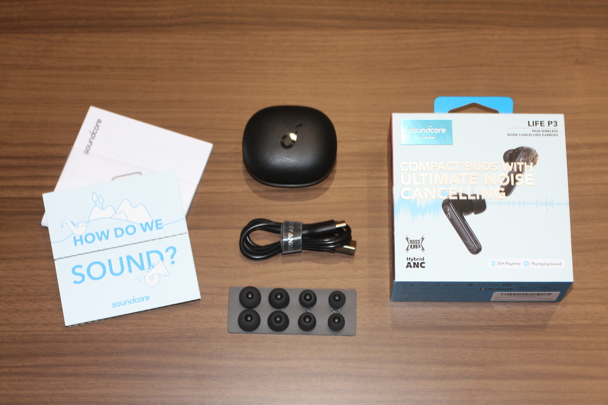 Soundcore Life P3 付属品