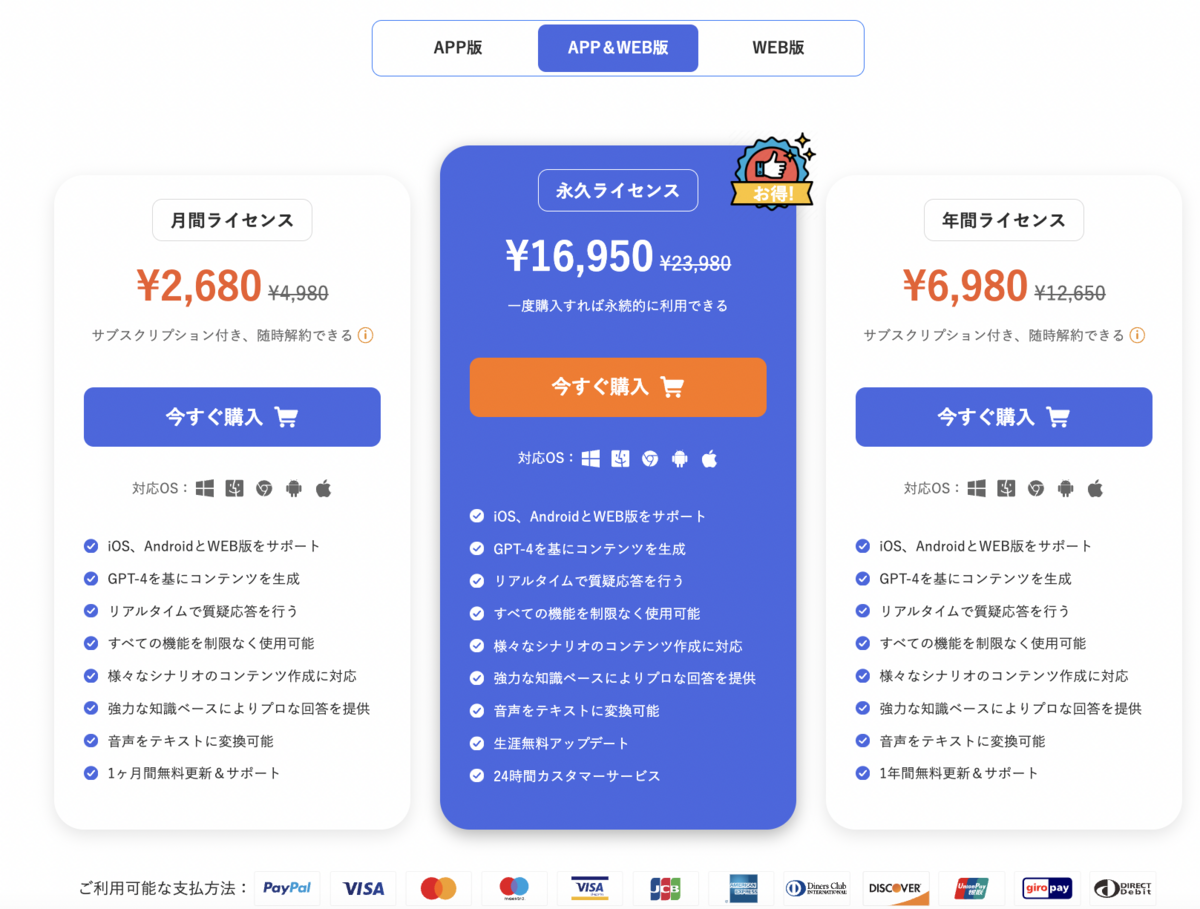 chatArt 料金