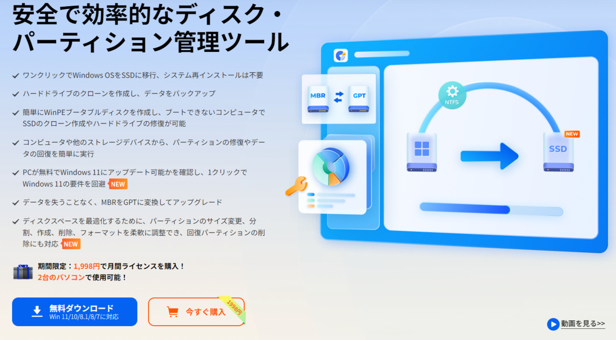 4DDiG Partition Manager レビュー