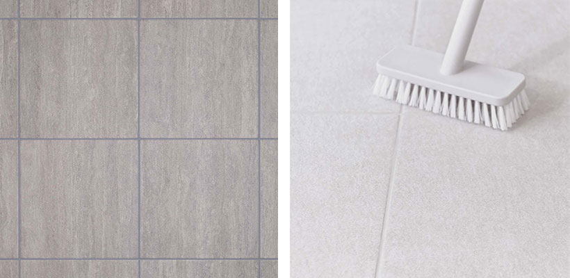 傷つきにくい大判磁器タイルを床材に採用「キープクリーンフロア」の写真