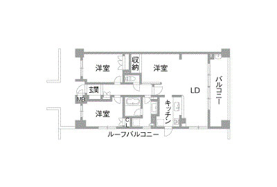 リフォーム前 3LDK