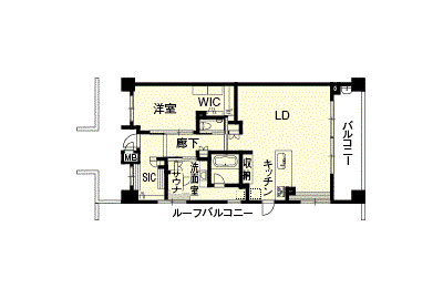 リフォーム後 1LDK