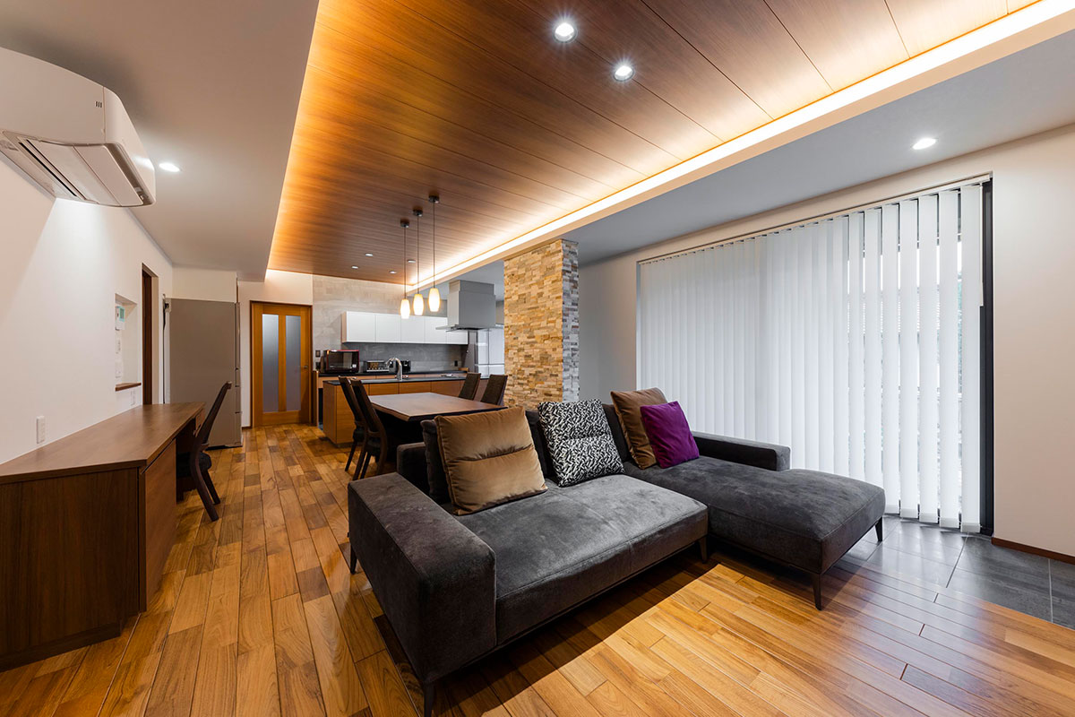 古民家リフォームで明るく暖かくなったLDK