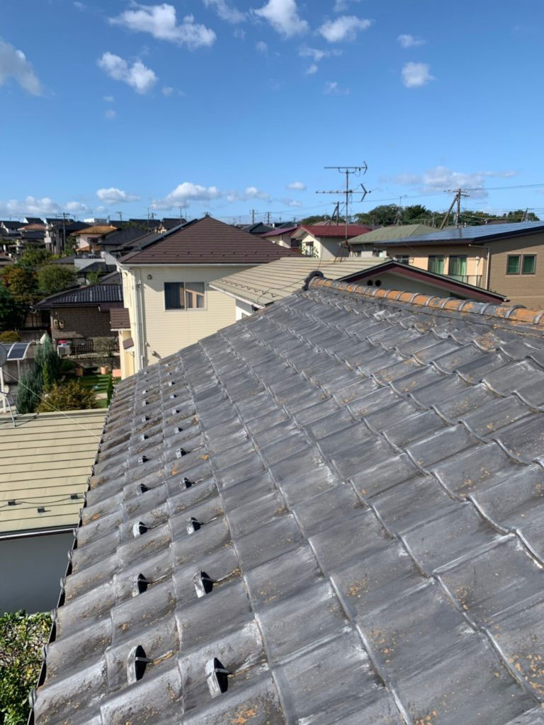 雨漏りするようになっていた築35年の瓦屋根