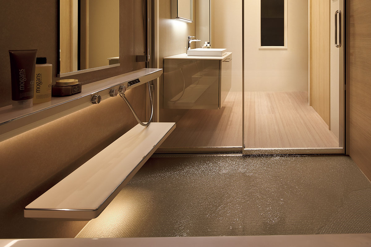 TOTOの除菌水による「床ワイパー洗浄（きれい除菌水）」の画像