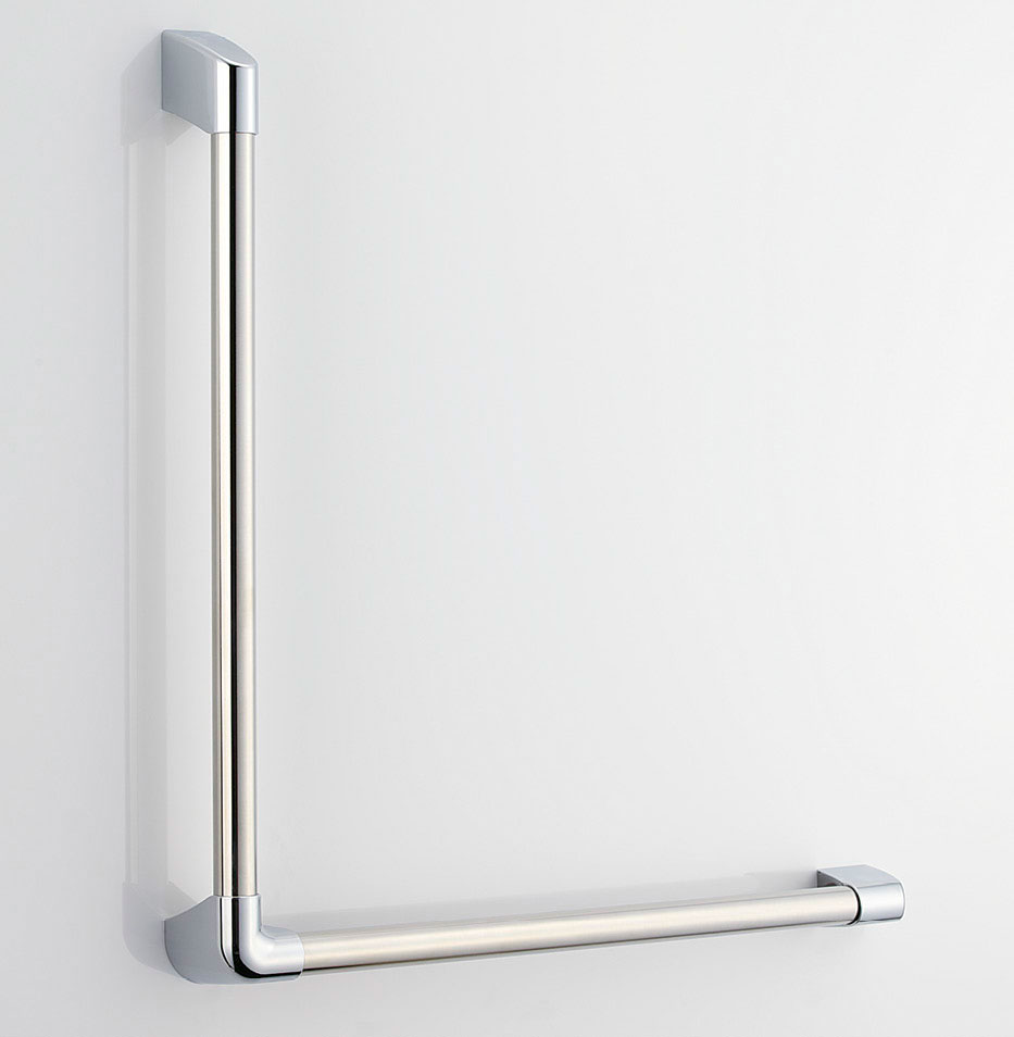 浴室用のL字型の手すり