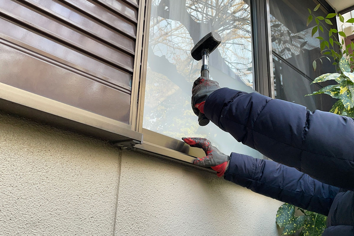空き巣に入られそうな家のイメージ