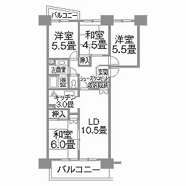 リフォーム前の間取り