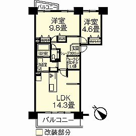 リフォーム後の間取り